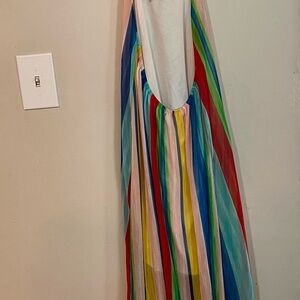 Summer dress, great for the beach and very flowy, low back. Cute fit.